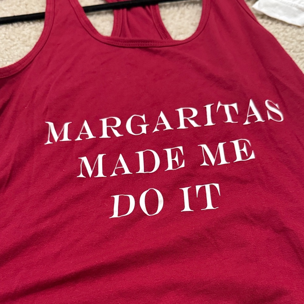 Deep Red/Maroon Racerback Tank - Picture 3 of 4